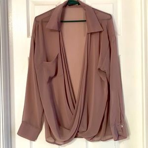 Ark and Co draped blouse